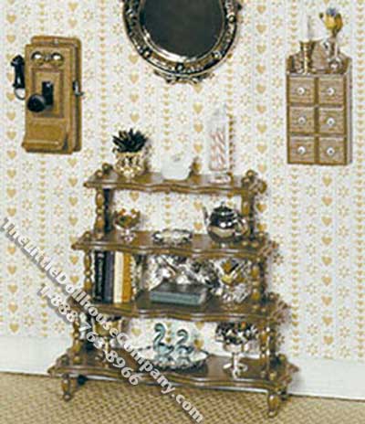 (image for) Miniature Tiered What-Not Stand for Dollhouses