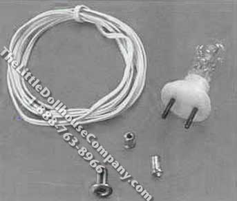 (image for) Dollhouse Scale Model Plug-In Ceiling Fixture