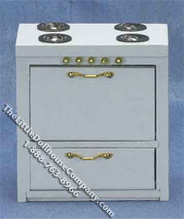 (image for) Dollhouse Scale Model Kitchen Stove ( Economy )