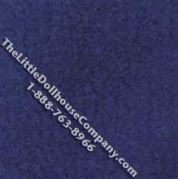 (image for) Dollhouse Scale Model Dark Blue Carpeting