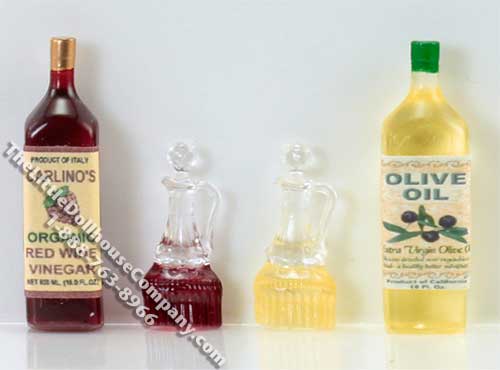 (image for) Dollhouse Scale Model Set of Salad Ingredients