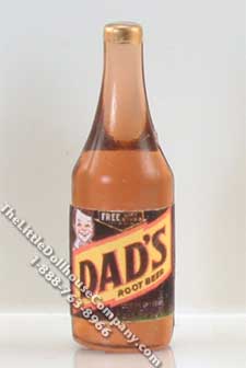 (image for) Dollhouse Scale Model Replica Bottle of Root Beer