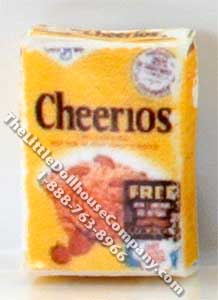 (image for) Dollhouse 1/2 Scale Model Replica Round Oats Cereal Box
