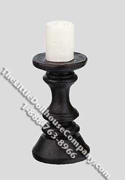 (image for) Miniature Resin Short Candle Holder for Dollhouses