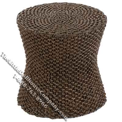(image for) Miniature Resin Round Wicker Table for Dollhouses