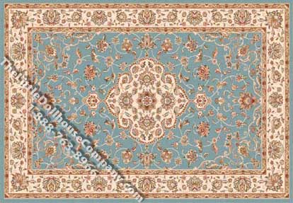 (image for) Miniature Traditional Rug for Dollhouses