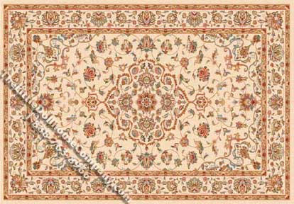 (image for) Dollhouse Scale Model Traditional Rug