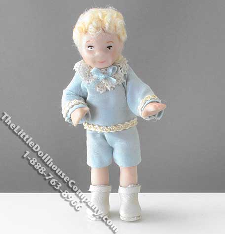 (image for) Small Toddler Boy in Blue Outfit by Patsy Thomas