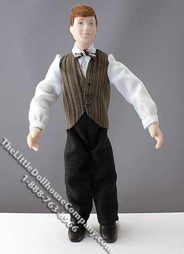 (image for) Brown Haired Man in Brown Vest by Patsy Thomas