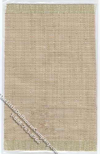 (image for) Miniature Rattan Rug for Dollhouses