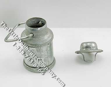 (image for) Miniature Metal Milk Can for Dollhouses