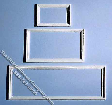 (image for) Dollhouse Scale Model Set of Six Wall Panels