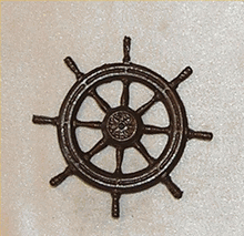 (image for) Miniature Ships Wheel for Dollhouses